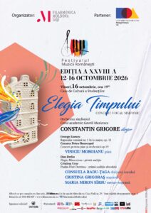 „Dixit Dominus” de Cristina Uruc, în primă audiție absolută la Festivalul Muzicii Românești de la Iași