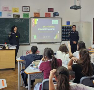 Activitate de prevenție cu tema „Bullying și violența în școală”, la Școala Gimnazială „Nicolae Iorga „Ploiești