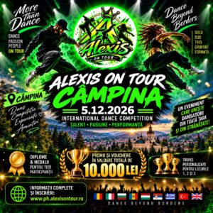 ALEXIS ON TOUR ajunge la Casa Tineretului din Câmpina